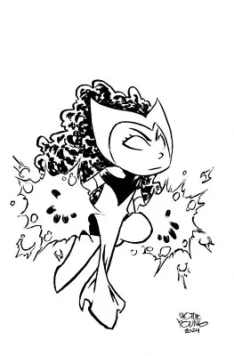 Buy Scarlet Witch #1 Skottie Young 1:50 B&w Ri Incentive Variant 2024 Spider-man • 39.82£