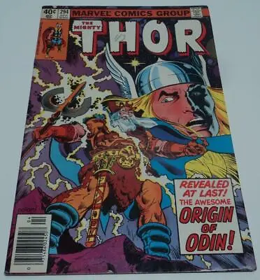 Buy THOR #294 (Marvel Comics 1980) Origin Of ASGARD & ODIN (FN) RARE • 6.75£