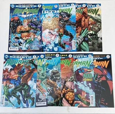 Buy AQUAMAN DC REBIRTH 1 2 4 5 6 7 8 9 10 11 DC Comics Run No #3 2016. Two Issue 1’s • 20£