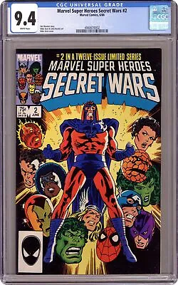 Buy Marvel Super Heroes Secret Wars #2D CGC 9.4 1984 4060670002 • 47.42£