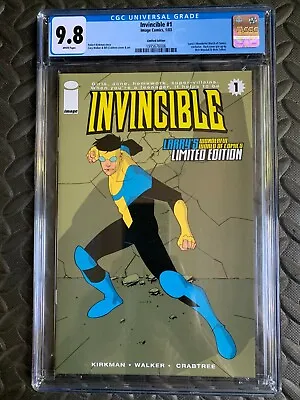 Buy Invincible #1 Larry's Variant 1st Print 1st App Of Invincible CGC 9.8 1995676006 • 375£