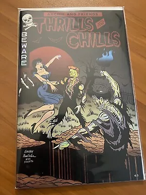 Buy Archie Thrills And Chills #1 Beware 1954 Black LE FOIL Variant  Zombie Grave • 59.71£