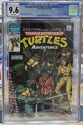 Buy Teenage Mutant Ninja Turtles Adventures #1 (1988) CGC Graded 9.6 Archie Pub. • 216.79£