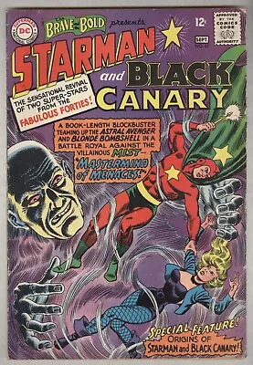 Buy Brave And Bold #61 August 1965 VG Starman, Black Canary, The Mist • 19.95£