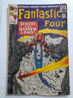 Buy Fantastic Four #47 Feb 1966 Good/VGC 3.0 1st Appearance Of Maximus • 26.99£