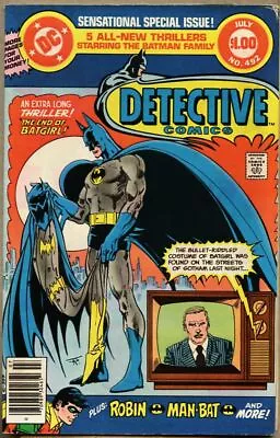 Buy Detective Comics #492-1980 Fn 6.0 Batman Giant Size Jim Aparo Batgirl Penguin • 11.83£
