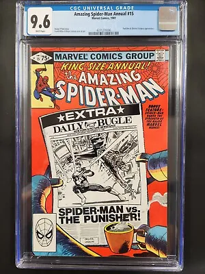 Buy Amazing Spider-Man Annual #15 - Marvel Comics 1981 CGC 9.6 Punisher + Doctor Oct • 75.11£