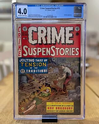 Buy Crime SuspenStories #15 (EC Comics, 1953) CGC 4.0 • 478.91£