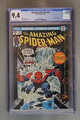 Buy The Amazing Spider-Man #151 ~ 12/75 CGC Graded 9.4 ~ John Romita - Cover • 292.49£