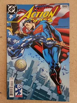 Buy Action Comics 1000 (80 Page Giant) (2018) Steranko Variant Cover ~ Nm+ • 3.78£