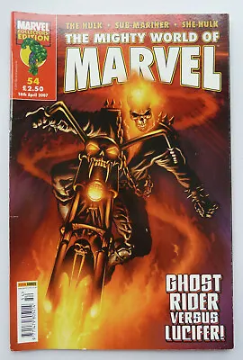 Buy Mighty World Of Marvel #54 Panini Collectors Edition 18 April 2007 VF- 7.5 • 4.75£