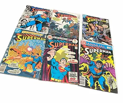 Buy SUPERMAN #288 338 390 395 413 Annual#12 (lot 6) (DC Comics 1975-86) Bronze Age • 7.99£