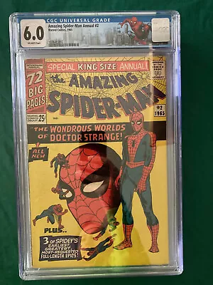 Buy 1965 Amazing Spider-Man Annual 2 CGC 6.0 1st Dr. Strange Crossover 1st App Xandu • 315.34£