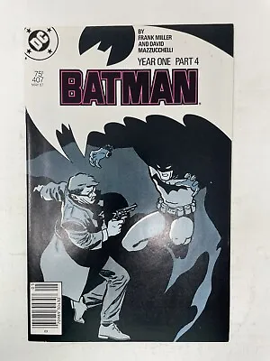 Buy Batman #407 Newsstand 1987 Year One Part 4 Frank Miller DC Comics DCEU • 10.64£