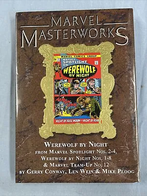 Buy MARVEL MASTERWORKS #328 WEREWOLF BY NIGHT Vol #1 DM HC (2022) Global Shipping • 39.94£
