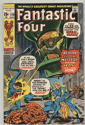 Buy Fantastic Four #108 March 1971 NM- • 48£