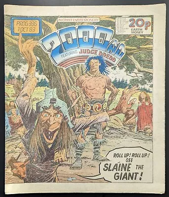 Buy 2000 AD Comic - Prog #336 (01 Oct 1983) Judge Dredd • 1£