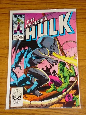 Buy Incredible Hulk #292 Vol1 Marvel Comics February 1984 • 5.99£