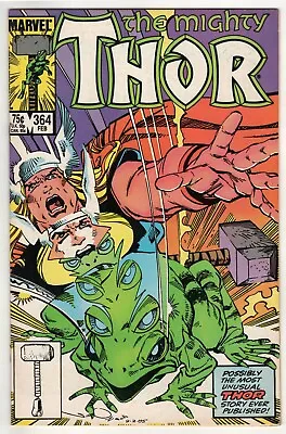 Buy Mighty Thor #364 - 1st Appearance Of Thor Frog!   First 75-cent Cover Price! • 9.67£