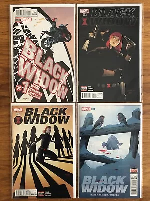 Buy BLACK WIDOW #1-4 Marvel (2016) WAID/SAMNEE 4 Issues!  First Editions VFN/NM  • 4.99£