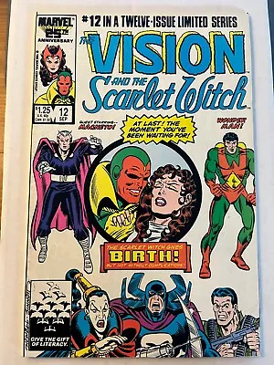Buy The Vision & The Scarlet Witch #1 & #12 Marvel 1985/86 Comic Book Lot  • 24.50£
