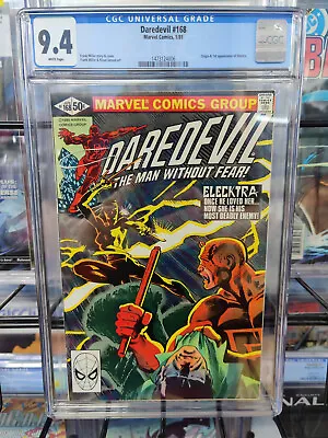 Buy Daredevil #168 (1981) - Cgc Grade 9.4 - 1st Appearance Of Elektra - Miller! • 401.75£
