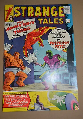 Buy Strange Tales #124 1st Cyttorak Raggadorr Mention Raw Silver Age Marvel 1964 • 56.29£