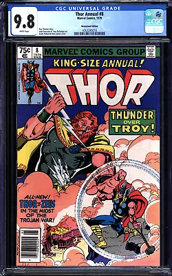 Buy Thor Annual #8 Cgc 9.8 Newsstand Edition Highest Graded Cgc #4363245016 • 149.42£
