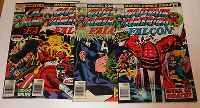Buy Captain America #204,205,207,208  Kirby Classics Vf's 1976/77 • 22.95£
