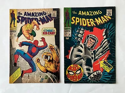 Buy Amazing Spider-Man Silver Age Lot #57 & #58 (1968) John Romita Art • 63.24£
