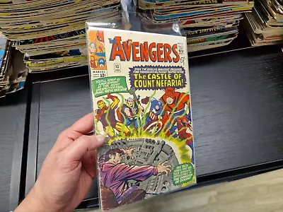 Buy 1965 - Marvel Comics - Avengers #13 - 1st Count Nefaria Appearance - Good + • 20£