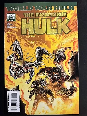 Buy Incredible Hulk #111 NM Marvel 2007 World War Hulk Variant Cover • 1.78£