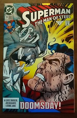 Buy Superman The Man Of Steel #19 Doomsday! - Simonson/Bogdanove - DC Comics 1993 VG • 30£