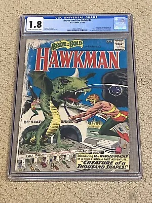 Buy Brave And The Bold 34 CGC 1.8 ((1st App Of Silver Age Hawkman) • 186.15£