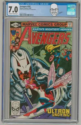 Buy George Perez Pedigree Collection Copy CGC 7.0 ~ Avengers #202 Wasp Thor Ultron • 79.43£