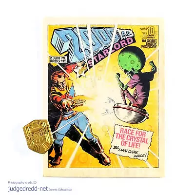 Buy 2000AD Prog 115 Starlord Gibbons Judge Dredd Comic Bag And Board 2 6 1979 () • 10.99£