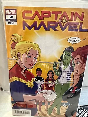 Buy Captain Marvel 50 Variant (2023) New Unread Boarded FINAL ISSUE • 3£