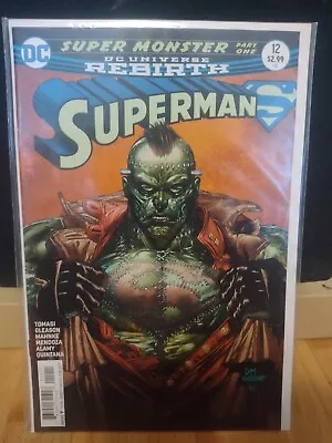 Buy Dc Universe Rebirth Superman Super Monster Part 1 Issue #12 VF  • 1£