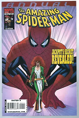Buy Amazing Spider-Man Annual #35  Secret And Death Of Jackpot  Marvel 2008 • 8.03£
