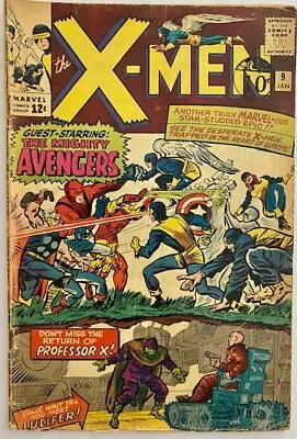 Buy X-Men #9 (1965) First Meet Avengers (Key Issue) • 120£