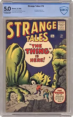 Buy Strange Tales #79 CBCS 5.0 1960 18-2823052-003 Dr. Strange Prototype • 152.60£