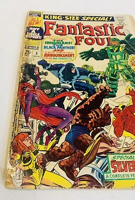 Buy Fantastic Four King Size Special, Marvel, 1967, Issue 5, Stan Lee, Average Condi • 9.99£