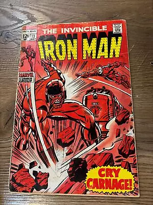 Buy Invincible Iron Man #13 - Marvel Comics - 1969 • 29.95£