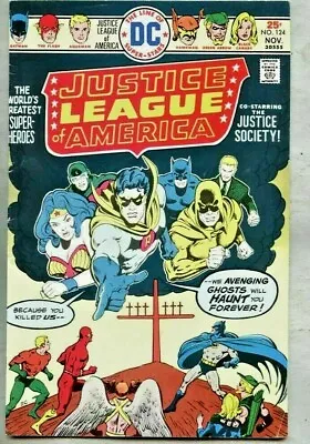 Buy Justice League Of America #124-1975 Fn JSA Earth-Prime Justice Society Of Americ • 11.07£