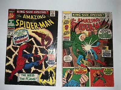 Buy Amazing Spider-man Annual #4 (1967) 3rd Mysterio-Silver Age Key & ASM #7 (1970) • 51.96£