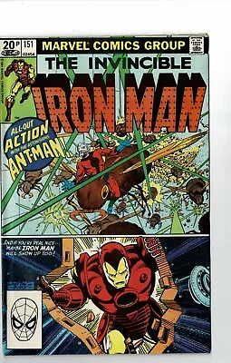 Buy Marvel Comics The Invincible Iron Man Vol. 1 No. 151 October 1981 • 4.49£