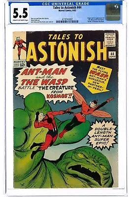 Buy Tales To Astonish Issue # 44 5.5 CGC 1st Appearance Of The Wasp In Ant Man MCU • 999.40£