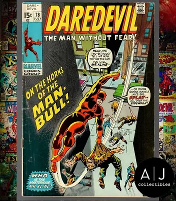 Buy Daredevil #78 VG+ 4.5 (1971 Marvel Comics) • 8.93£