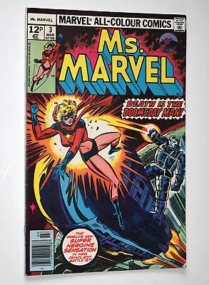 Buy MS. MARVEL Issue #3 UK March 1977 Carol Danvers Bronze Age Buscema Very Fine • 3.99£