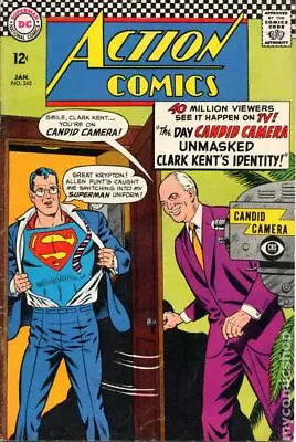 Buy Action Comics #345 VG+ 4.5 1967 Stock Image Low Grade • 8.79£